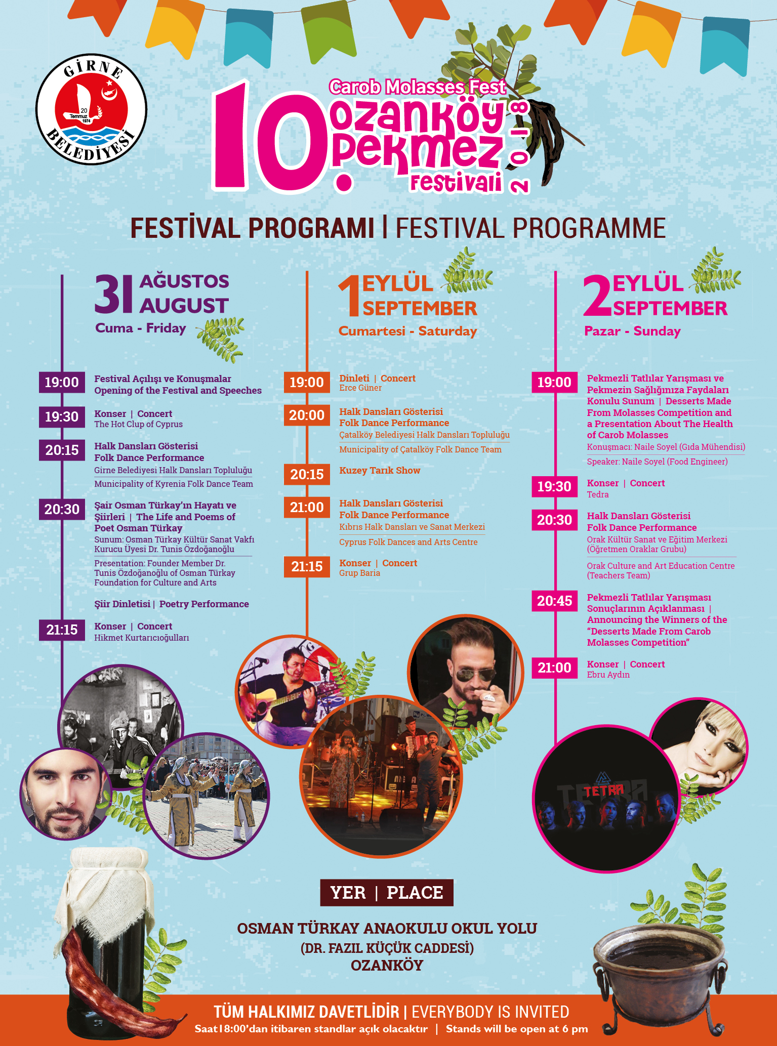 03 GB 10. Pekmez Festivali GAZETE 26x35cm (A3 POSTER)