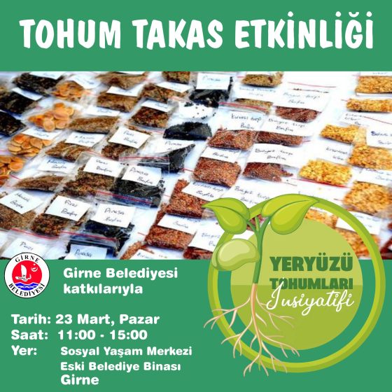 2025 yılının ilk tohum – takas etkinliği gerçekleşiyor