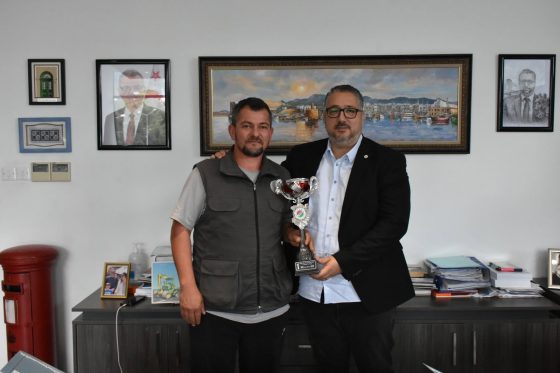 Girne Belediyesi Personeli Ali İnandım’dan Şampiyonluk