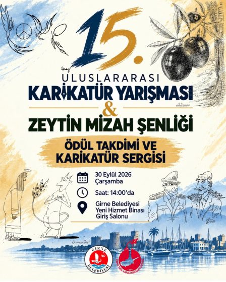 15. Uluslararası Karikatür Yarışması’nın Ödül Takdimi ve Sergisi Gerçekleştirilecek