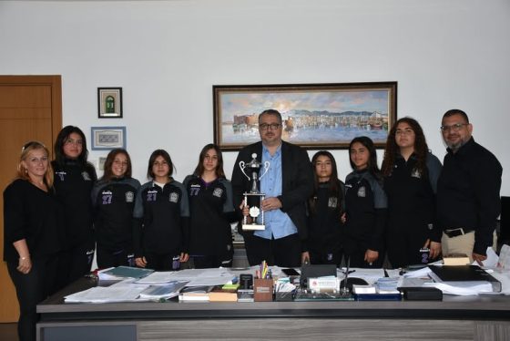 Osman Nejat Konuk Ortaokulu’ndan, Başkan Şenkul’a Nezaket Ziyareti