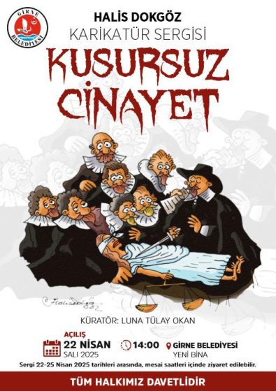 ‘Kusursuz Cinayet’ karikatür sergisi sanatseverlerle buluşacak