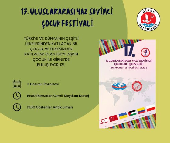 Uluslararası Yaz Sevinci Çocuk Festivali Antik Liman’da