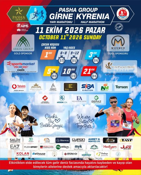PAŞA GROUP GİRNE YARI MARATONU’NA DAVETLİSİNİZ!
