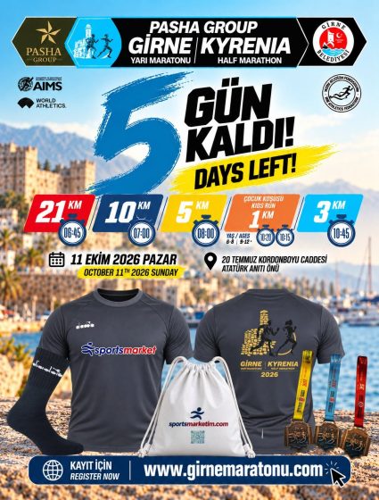Pasha Group Girne Yarı Maratonu’na Son 5 Gün!