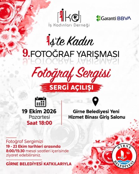 İş’te Kadın 9. Fotoğraf Yarışması Sergisi Bugün Açılıyor