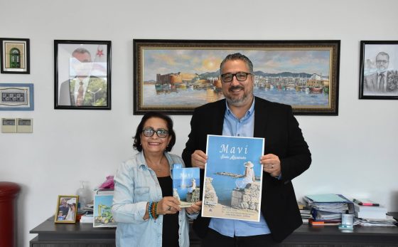 Kıbrıslı Türk şair, yazar ve araştırmacı Şeniz Akşahinler, Girne Belediye Başkanı Murat Şenkul’a nezaket ziyareti gerçekleştirdi.