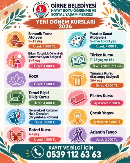 Girne Belediyesi Hayat Boyu Öğrenme ve Sosyal Yaşam Merkezi