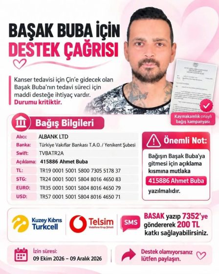 “Başak Buba Tedavisi İçin Çin’e Gidiyor…”